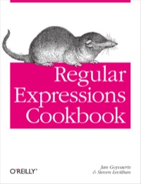 Cover image: Regular Expressions Cookbook 1st edition 9780596520687