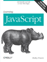 Cover image: Learning JavaScript 2nd edition 9780596521875