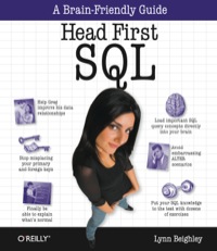 Cover image: Head First SQL 1st edition 9780596526849