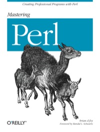 Cover image: Mastering Perl 1st edition 9780596527242