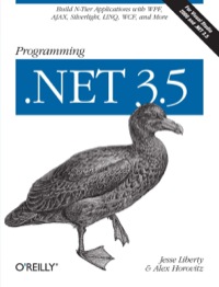 Cover image: Programming .NET 3.5 1st edition 9780596527563