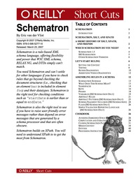 صورة الغلاف: Schematron 1st edition 9780596558741