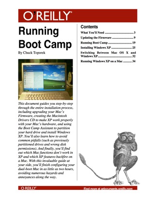 صورة الغلاف: Running Boot Camp 1st edition 9780596558758