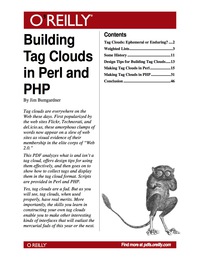 Cover image: Building Tag Clouds in Perl and PHP 1st edition 9780596558871