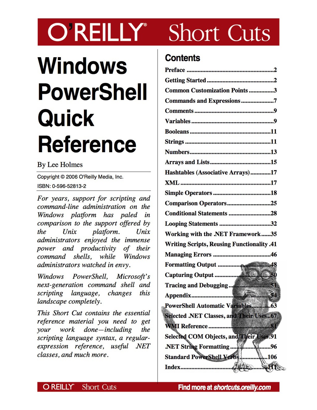 Windows PowerShell Quick Reference - 1st Edition (eBook)