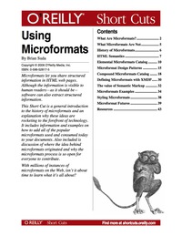 صورة الغلاف: Using Microformats 1st edition 9780596559076