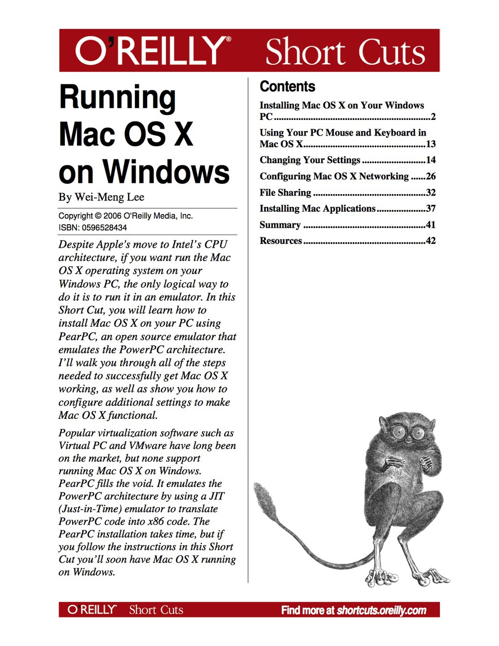 Running Mac OS X on Windows 1st Edition