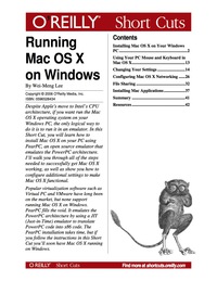 Cover image: Running Mac OS X on Windows 1st edition 9780596559182