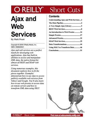 Cover image: Ajax and Web Services 1st edition 9780596559205