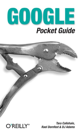 Cover image: Google Pocket Guide 1st edition 9780596005504