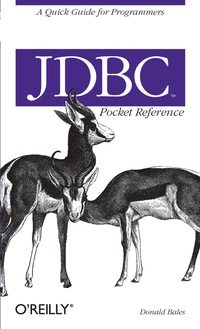 صورة الغلاف: JDBC Pocket Reference 1st edition 9780596004576