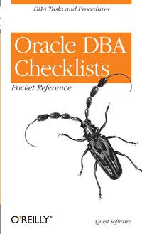 Omslagafbeelding: Oracle DBA Checklists Pocket Reference 1st edition 9780596001223