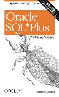 Imagen de portada: Oracle SQL*Plus Pocket Reference 3rd edition 9780596008857