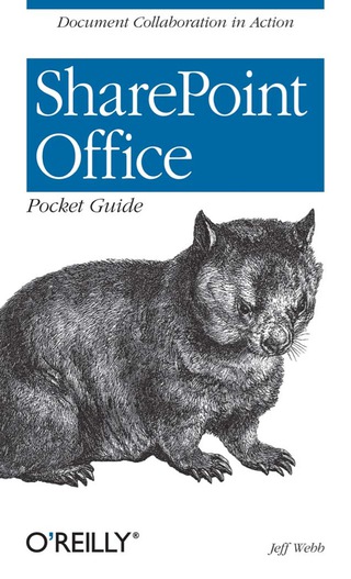 Cover image: SharePoint Office Pocket Guide 1st edition 9780596101121