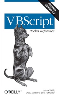 Omslagafbeelding: VBScript Pocket Reference 1st edition 9780596001261
