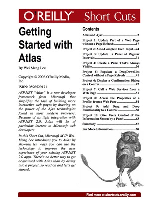صورة الغلاف: Getting Started with Atlas 1st edition 9780596559229