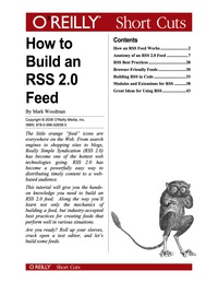 Cover image: How to Build an RSS 2.0 Feed 1st edition 9780596559335