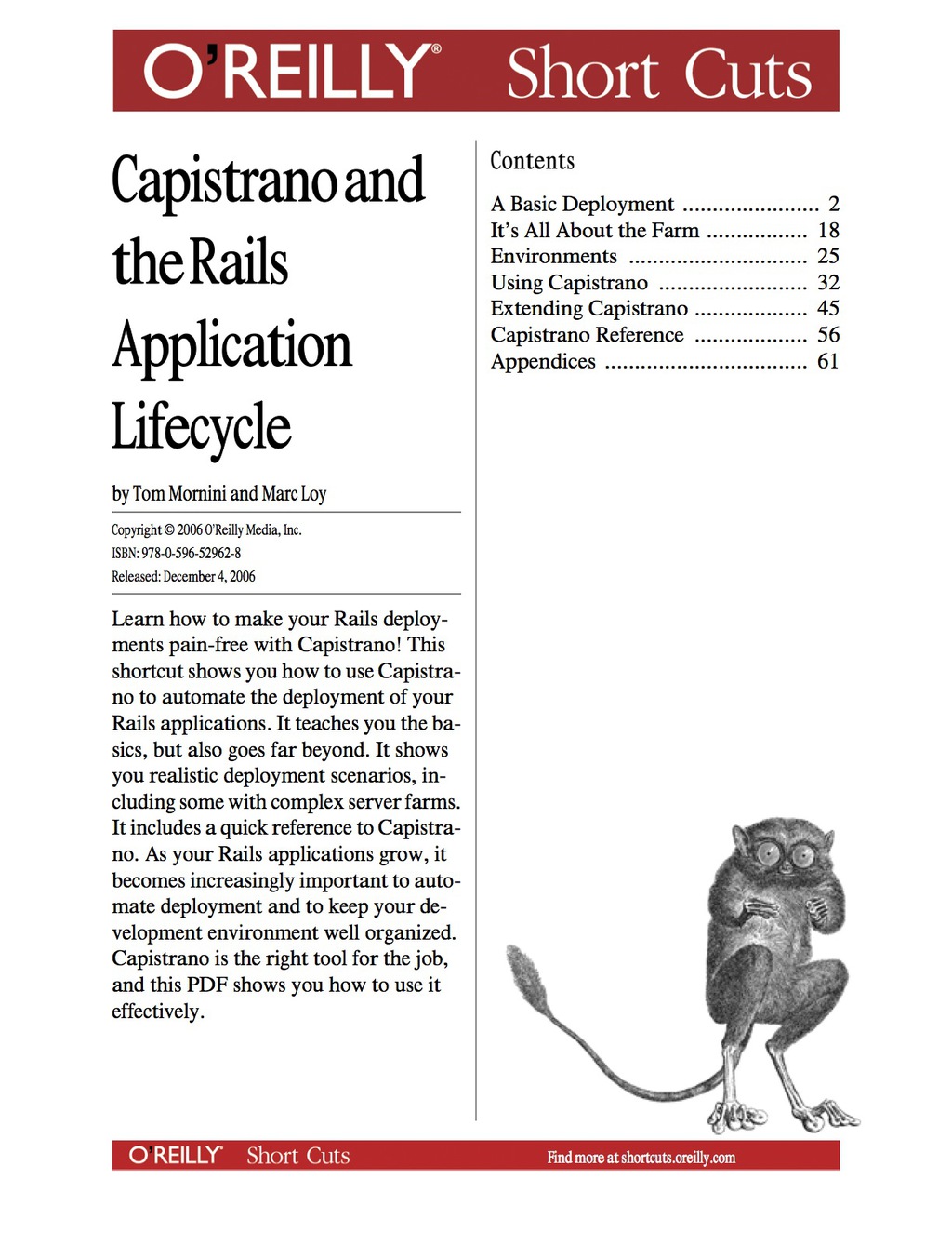 Capistrano and the Rails Application Lifecycle 1st Edition