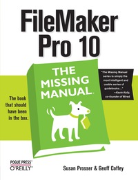 表紙画像: FileMaker Pro 10: The Missing Manual 1st edition 9780596154233