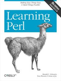 Cover image: Learning Perl 5th edition 9780596520106