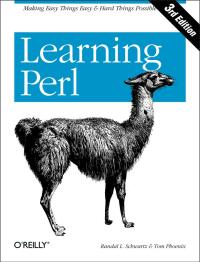 Cover image: Learning Perl 3rd edition 9780596001322