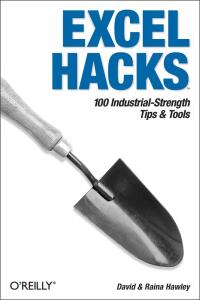 Imagen de portada: Excel Hacks 1st edition 9780596006259