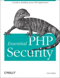 Imagen de portada: Essential PHP Security 1st edition 9780596006563