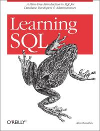 Cover image: Learning SQL 1st edition 9780596007270