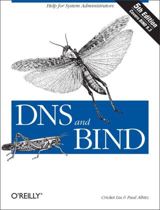Cover image: DNS and BIND 5th edition 9780596100575