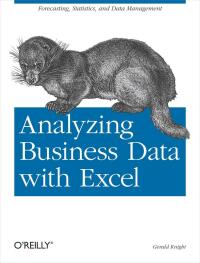 Cover image: Analyzing Business Data with Excel 1st edition 9780596100735