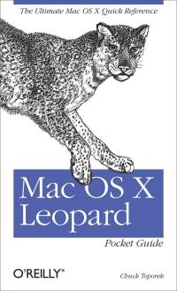 表紙画像: Mac OS X Leopard Pocket Guide 1st edition 9780596529819