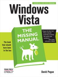 Omslagafbeelding: Windows Vista: The Missing Manual 1st edition 9780596528270