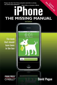 Omslagafbeelding: iPhone: The Missing Manual 2nd edition 9780596521677