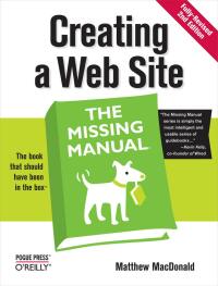 表紙画像: Creating a Web Site: The Missing Manual 2nd edition 9780596520977