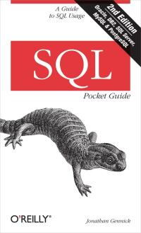 Titelbild: SQL Pocket Guide 2nd edition 9780596526887