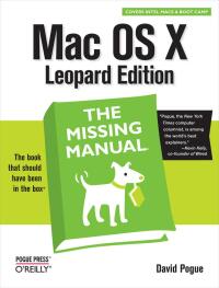 Omslagafbeelding: Mac OS X Leopard: The Missing Manual 1st edition 9780596529529