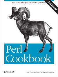 Cover image: Perl Cookbook 2nd edition 9780596003135