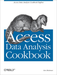 Cover image: Access Data Analysis Cookbook 1st edition 9780596101220