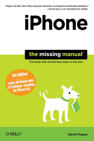 Cover image: iPhone: The Missing Manual 3rd edition 9780596804299