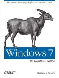 Cover image: Windows 7: The Definitive Guide 1st edition 9780596800970
