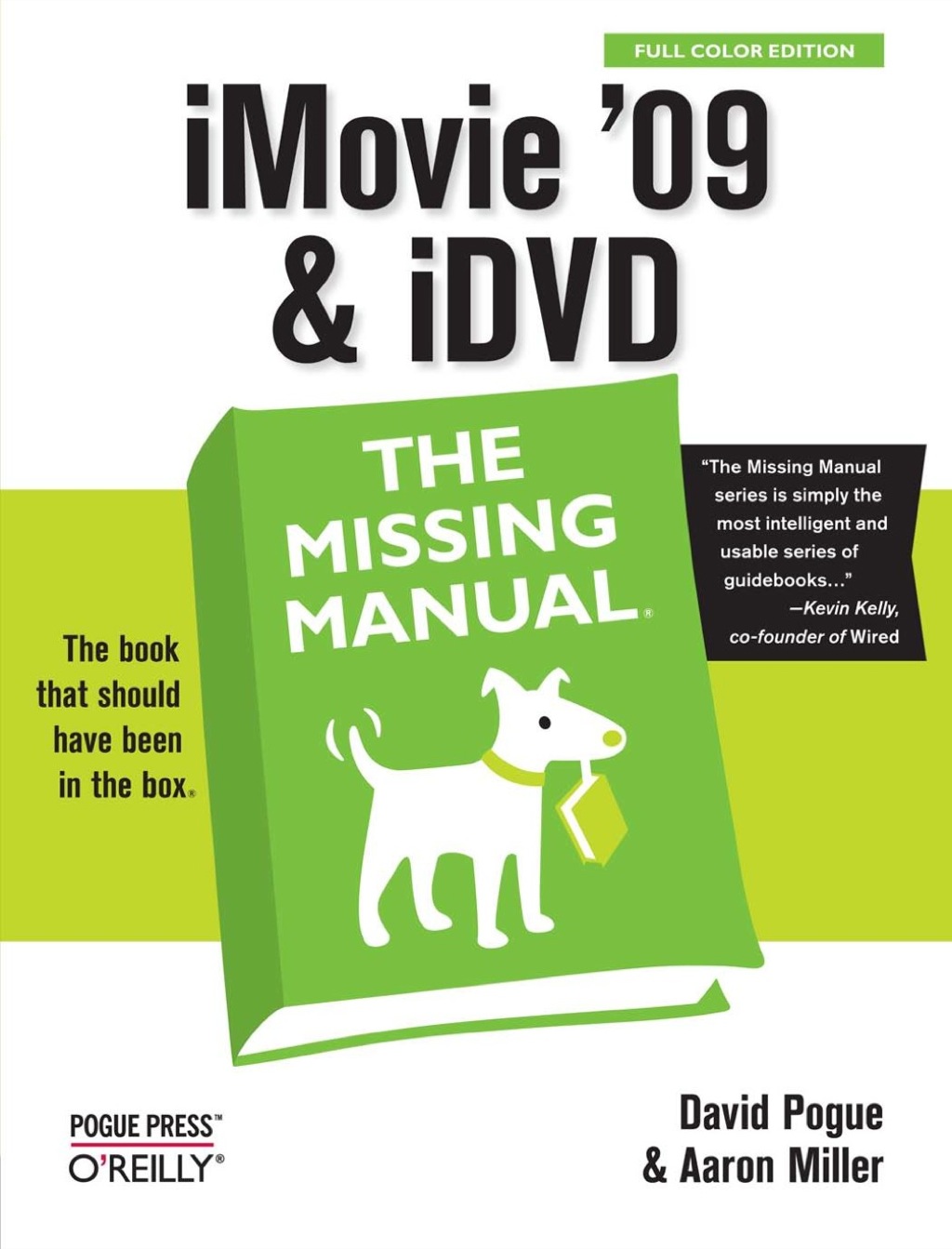 iMovie ’09 & iDVD: The Missing Manual 1st Edition