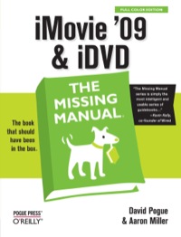Cover image: iMovie '09 & iDVD: The Missing Manual 1st edition 9780596801410