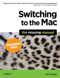 Cover image: Switching to the Mac: The Missing Manual, Snow Leopard Edition 1st edition 9780596804251