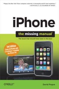 Cover image: iPhone: The Missing Manual 3rd edition 9780596804299