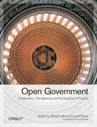 Cover image: Open Government 1st edition 9780596804350