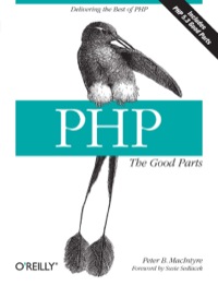 Cover image: PHP: The Good Parts 1st edition 9780596804374