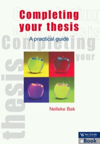 Cover image: Completing your thesis: A practical guide 1st edition 9780627025570