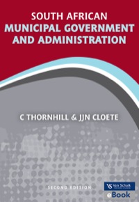 Cover image: South African municipal government and administration 2/e 2nd edition 9780627031304