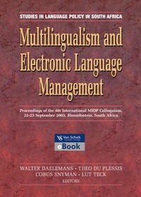 Cover image: Multilingualism and electronic language management 1st edition 9780627026010