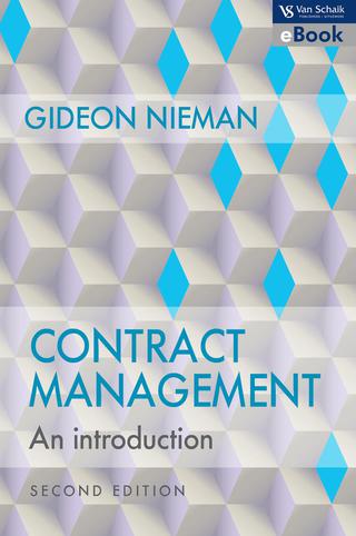 Cover image: Contract management - an introduction 2/e 2nd edition 9780627035975